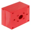 Botón de emergencia Hikvision DS-K7PEB, tipo rompa el vidrio, rojo