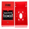 Botón de emergencia Hikvision DS-K7PEB, tipo rompa el vidrio, rojo
