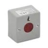 Botón de pánico con llave Hikvision DS-PD1-EB cableado NO/NC