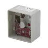 Botón de pánico con llave Hikvision DS-PD1-EB cableado NO/NC