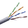 CABLE UTP CAT 5E INTERIOR 100MTS ENERLINE – 8 conductores, 4 pares, ideal para redes y CCTV