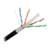 CABLE UTP CAT6 EXTERIOR ENERLINE 305M – 100% Cobre, alta velocidad, resistente al clima