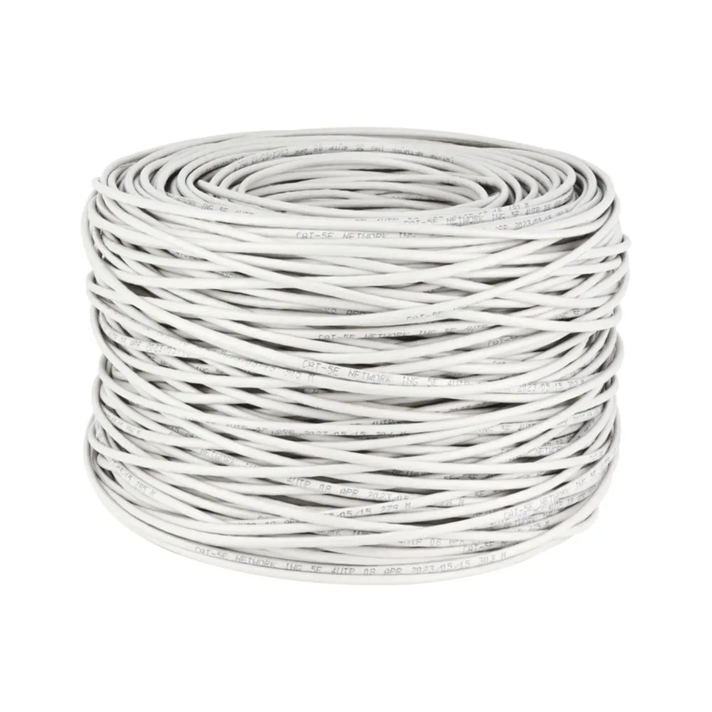Cable UTP Cat 5 Interior 300 Metros Jaltech – Aluminio Revestido de Cobre
