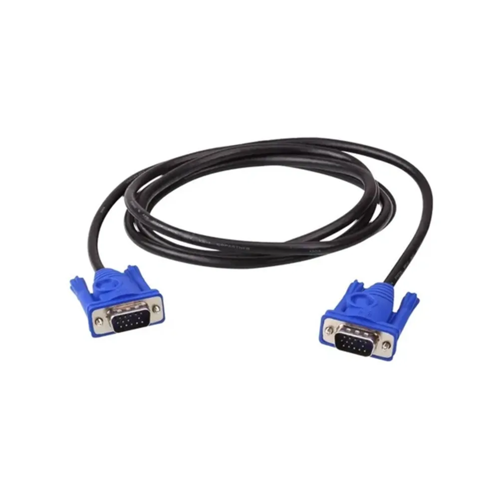 CABLE VGA 3 METROS JALTECH – Resolución 3+2, doble filtro de ferrita, señal estable