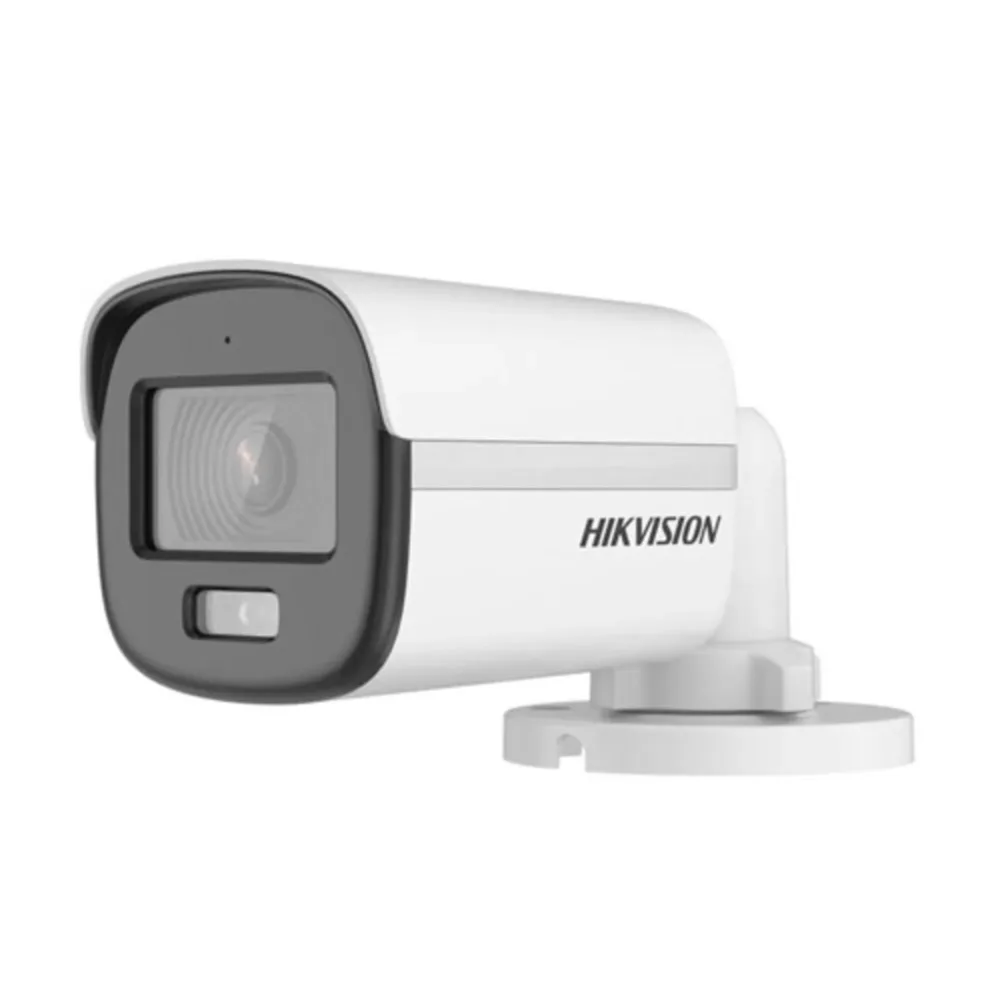 CÁMARA MINI BALA COLORVU 2MP HIKVISION DS-2CE10DFT-F28 – Lente 2.8 mm, WDR 130 dB, visión a color 24/7