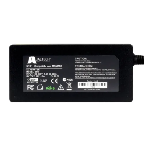 Cargador Jaltech 135W para Lenovo Gamer 20V 6.7A, punta cuadrada, cable plano