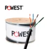 CARRETA DE CABLE UTP CABLE U/UTP CAT 6A PVC 305MTS MARCA POWEST