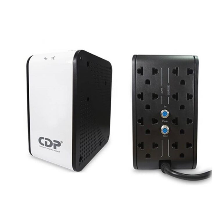 Regulador de Voltaje CDP R2C-AVR1008 1000VA 8 Salidas Protección Total