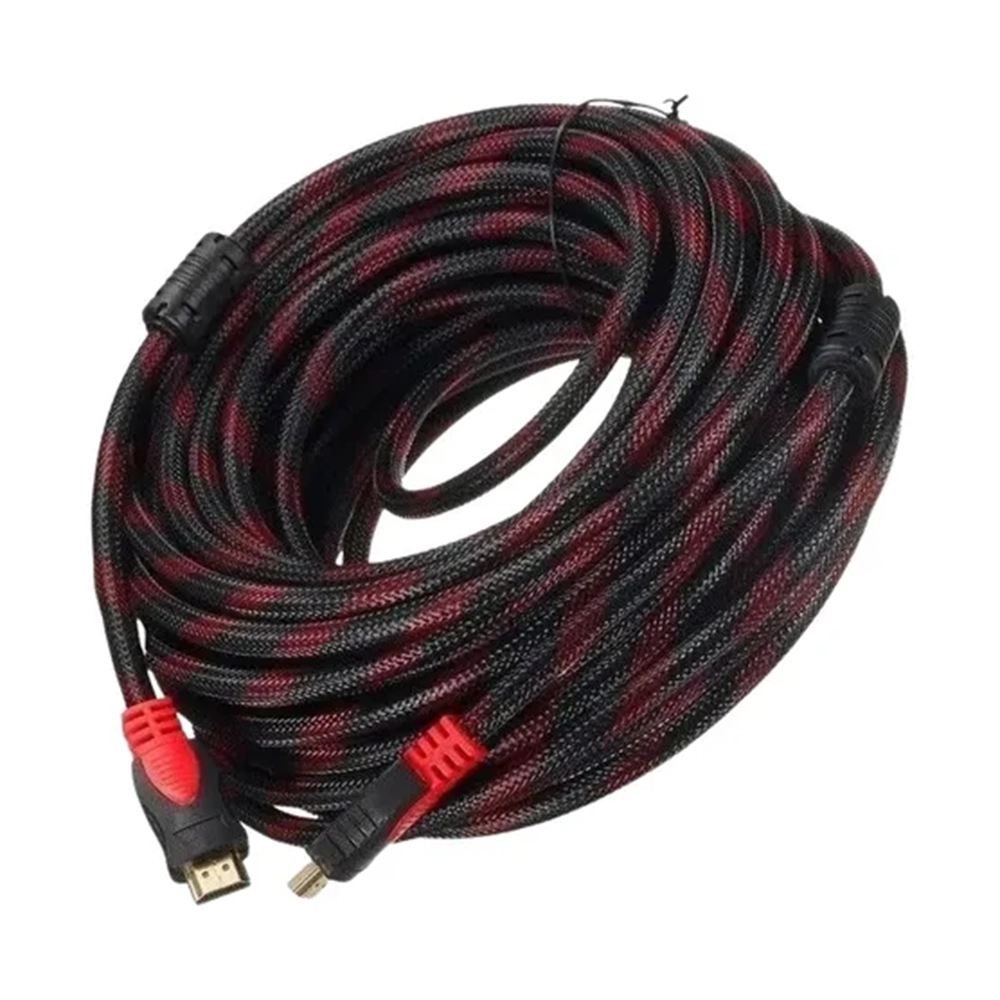 Cable HDMI 30 Metros BASIK – Full HD, 4K y 3D con Conectores Metálicos y Recubrimiento PVC