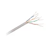 Cable UTP Cat6 Interior 100 m – CCA, Hilo Mensajero, Color Blanco, Ideal para CCTV