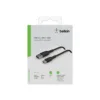 Cable USB-C 2m Belkin Carga Rápida Ultra Resistente Negro