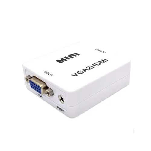 Caja Convertidora VGA a HDMI Full HD con Audio Integrado