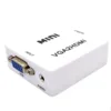 Caja convertidora VGA a HDMI con audio 3.5mm, Full HD 1080p, Plug & Play