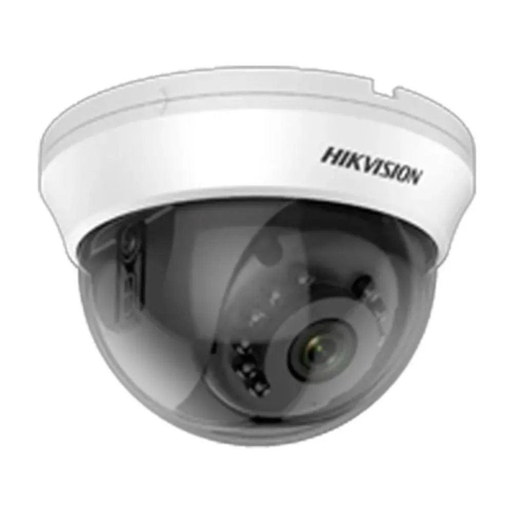 Cámara Domo Fija Hikvision DS-2CE56H0T-IRMMF(C) 5MP – IR 20 m, 4 en 1, Interior