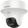 Cámara PT Fija 2MP DS-2CE70D0T-PTLXTS – Audio Bidireccional, Sirena y Luz Estroboscópica