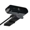 Cámara Logitech Web Brio 4K Pro Ultra HD Zoom Digital 5X Visión 90°