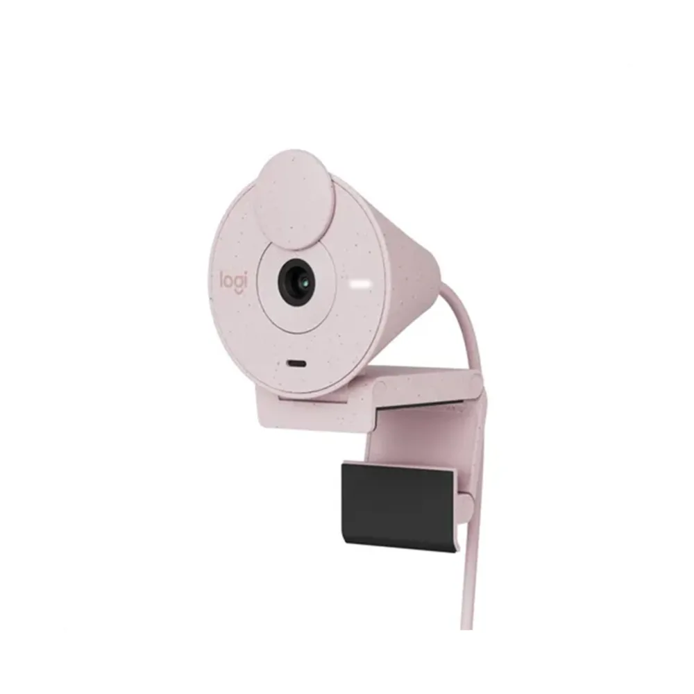 Cámara Web Logitech Brio 300 Full HD 1080p USB-C, Micrófono con Reducción de Ruido