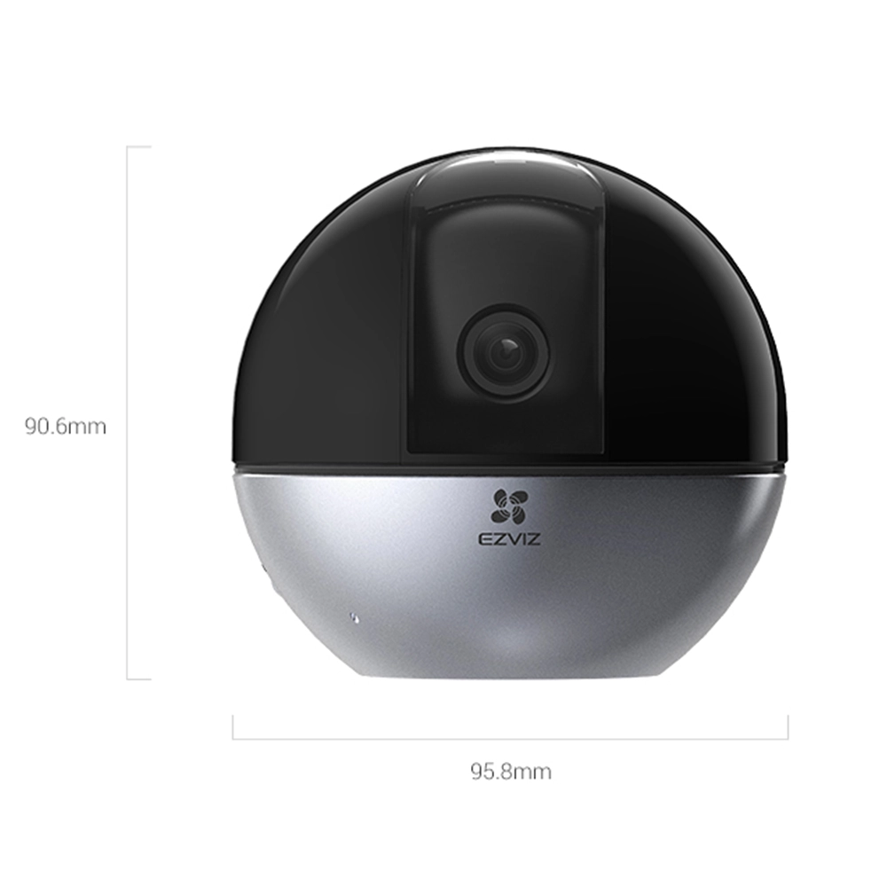 Cámara de Seguridad Wi-Fi 2K EZVIZ C6W – 360°, Detección IA, Visión Nocturna