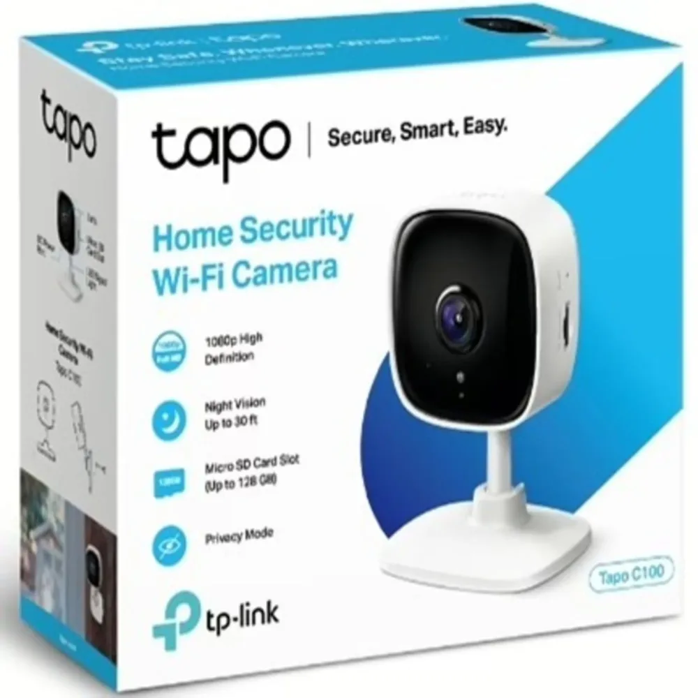 Cámara de Seguridad Wi-Fi Tapo C100 1080p TP-Link