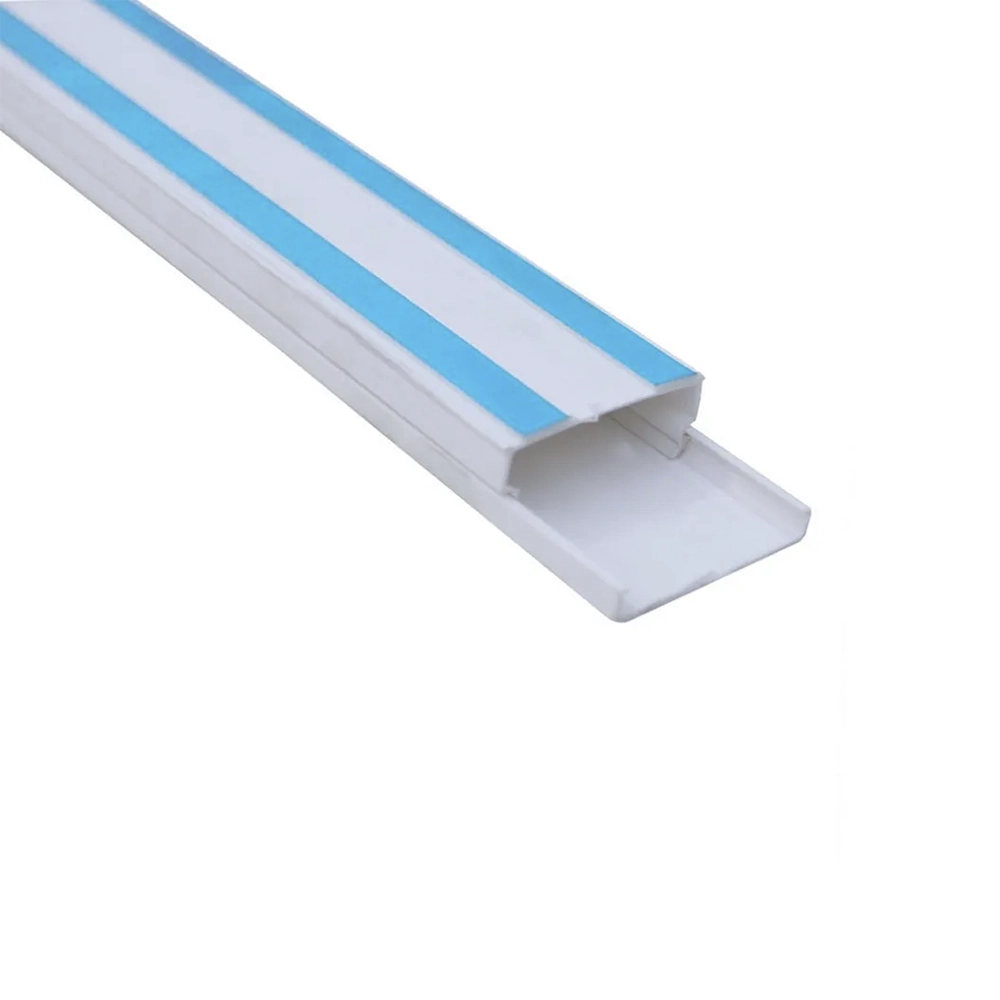 Canaleta Lisa Dexson 32x12 mm de 2 Metros – Blanca, Fijación a Presión y Acabado Estético