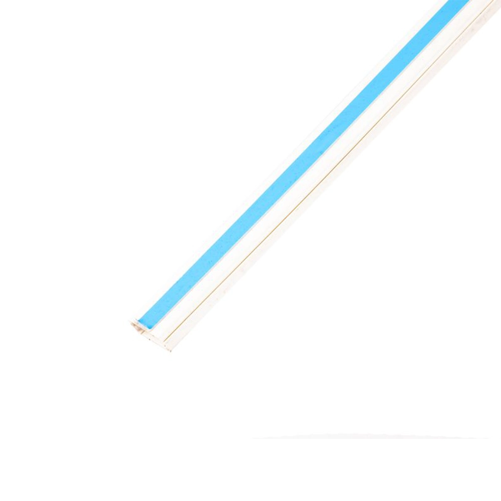 Canaleta lisa Dexson 13x7 mm con adhesivo, PVC blanco, 2 m