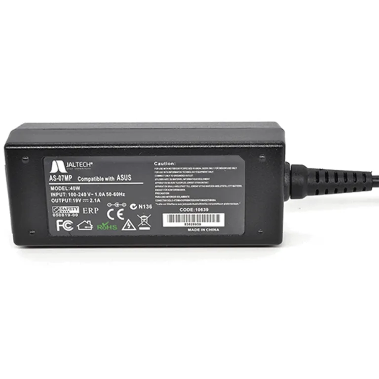 Cargador Asus 19V 2.1A Premium Alta Eficiencia y Protección