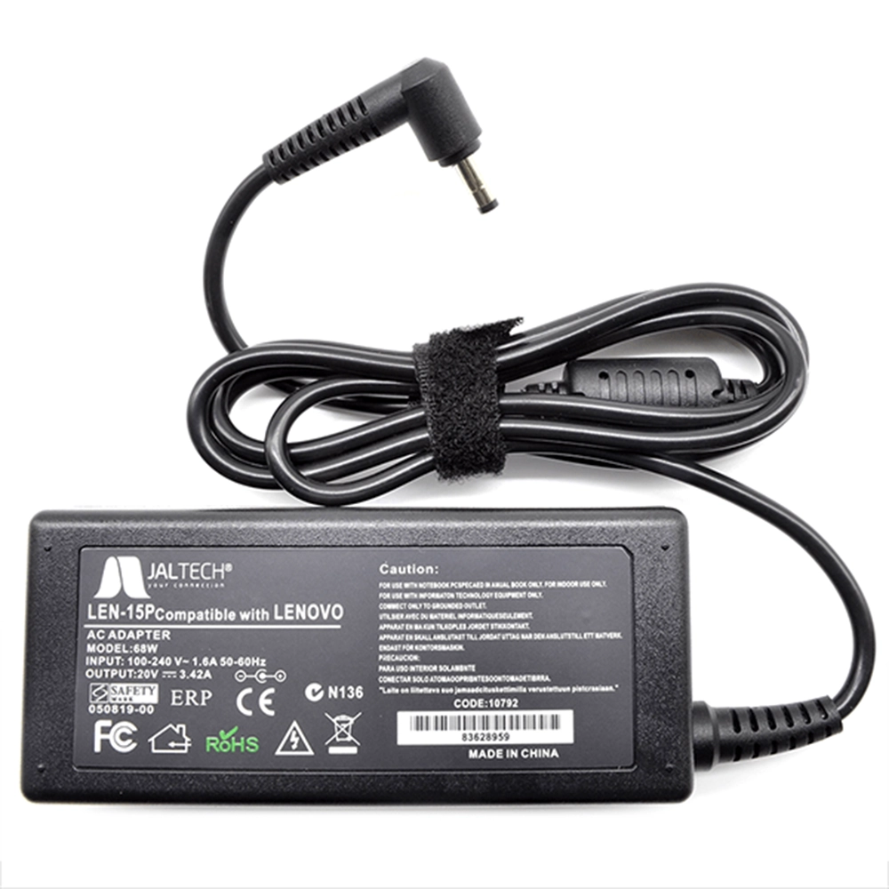 Cargador Premium Lenovo 20V 3.25A Punta Delgada