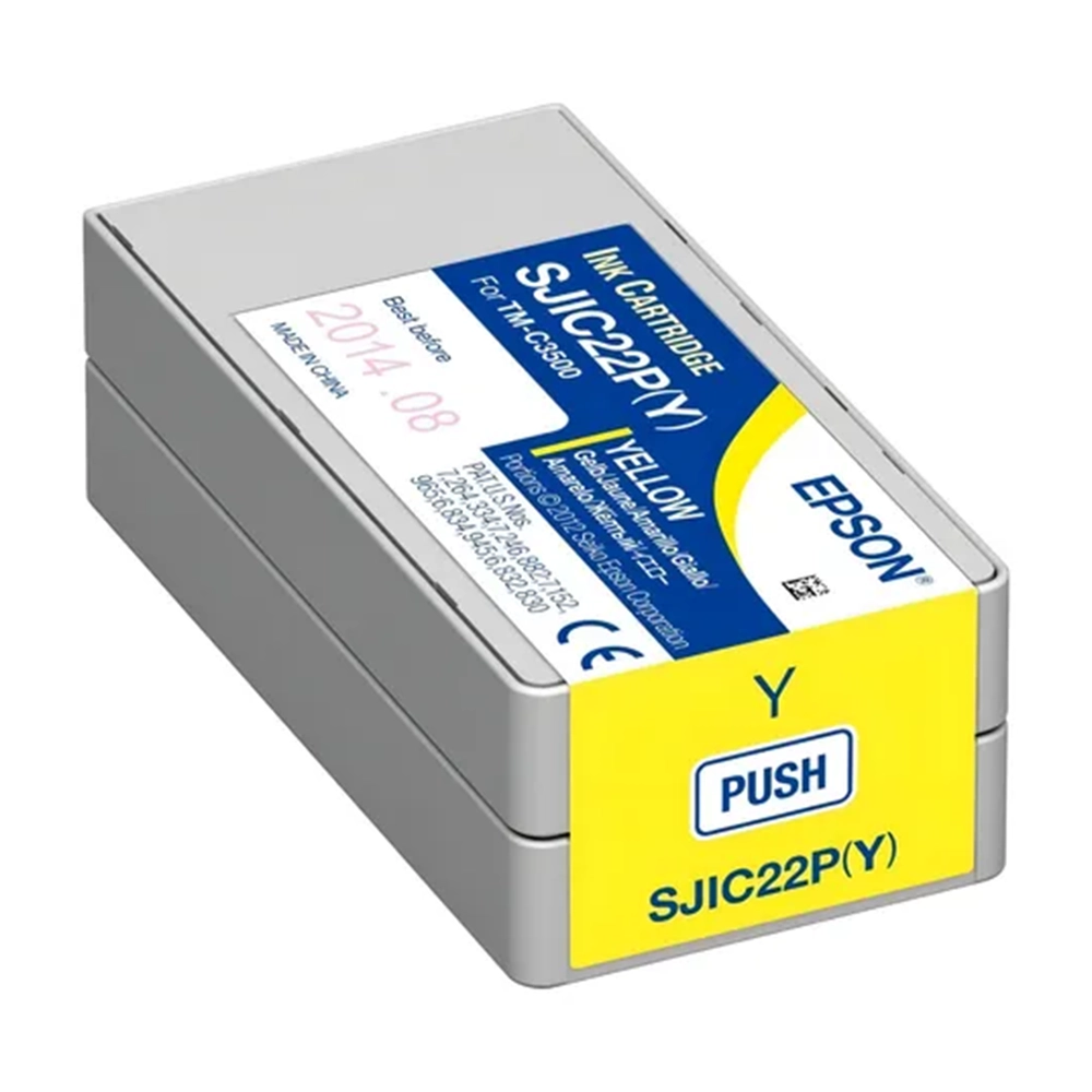 Cartucho Epson de tinta Amarillo para TM-C3500