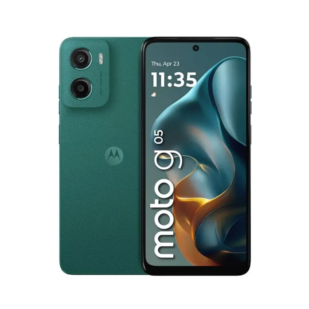 Celular Motorola G05 4GB RAM 128GB Dual SIM Verde Profundo Batería 5200mAh
