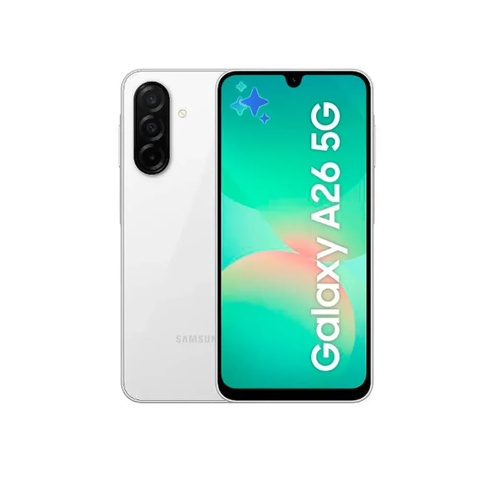 Celular Samsung Galaxy A26 5G 8GB RAM 256GB Blanco