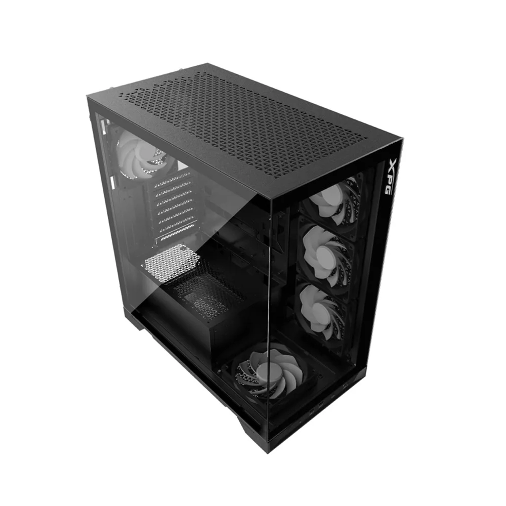Chasis XPG Invader X Negro + 5 Ventiladores