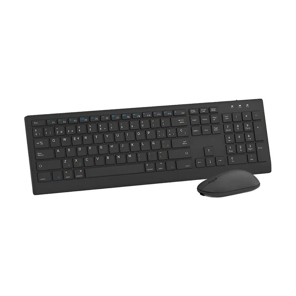 Combo Inalámbrico Recargable X-Kim Xpert Pro 2 – Teclado + Mouse Negro