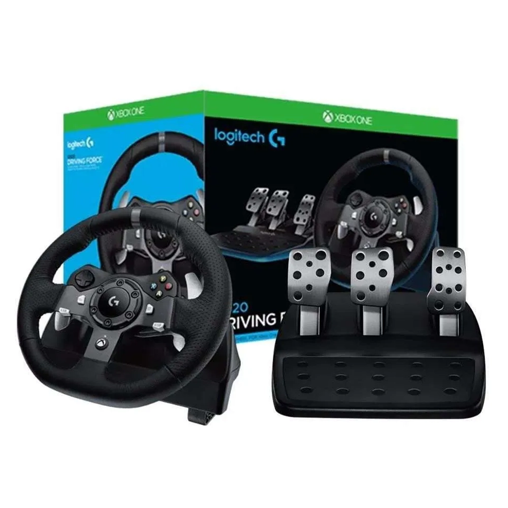 Combo Logitech G920 Volante + Palanca de Cambios – Compatible con Xbox Series X|S, Xbox One y PC