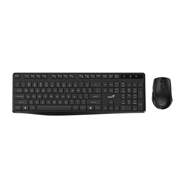 Combo Teclado y Mouse Inalámbrico Genius KM-8206S USB Ergonómico