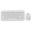 Combo Teclado Y Mouse Inalambrico Q8000 Blanco