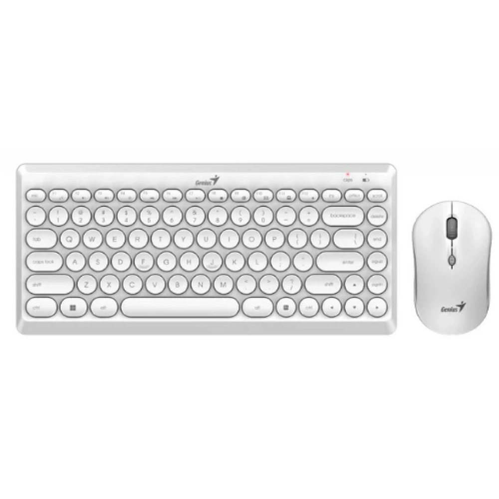 Combo Teclado Y Mouse Inalambrico Q8000 Blanco