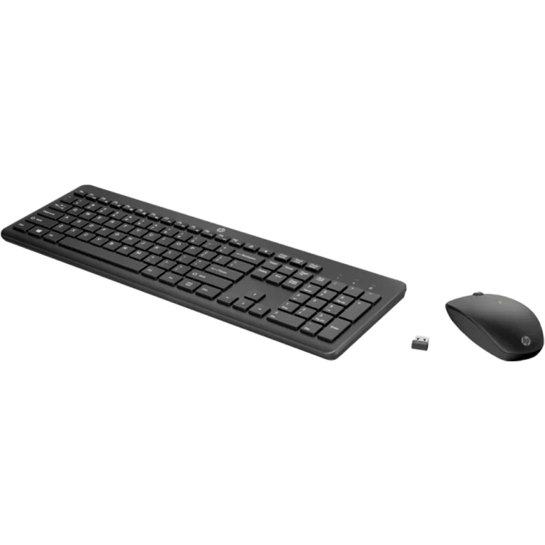 Combo Teclado y Mouse Inalámbricos HP 235 Negro Silencioso y Eficiente