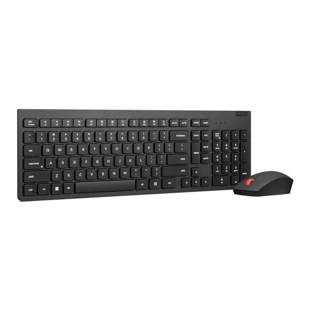 Combo Teclado y Mouse Lenovo Essential USB Ergonómico y Duradero