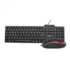 Combo Teclado y Mouse USB Jaltech Español con Mouse LED Premium