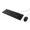 Combo teclado y Mouse Trust primo  alámbrico Negro