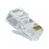 Conector RJ45 Cat6 Gold Plated 3U – Pack x10 Unidades, Alta Conductividad