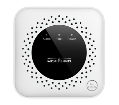 Alarma de Gas Natural GNL WisuAlarm – Sensor Inteligente, Alarma Sonora 70 dB, Indicadores LED