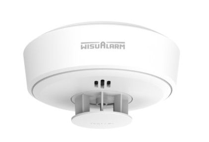 Alarma Detector de Temperatura WisuLink HY-HT10A-R80 – Inalámbrica, Interconectable, 54 °C a 65 °C, 85 dB