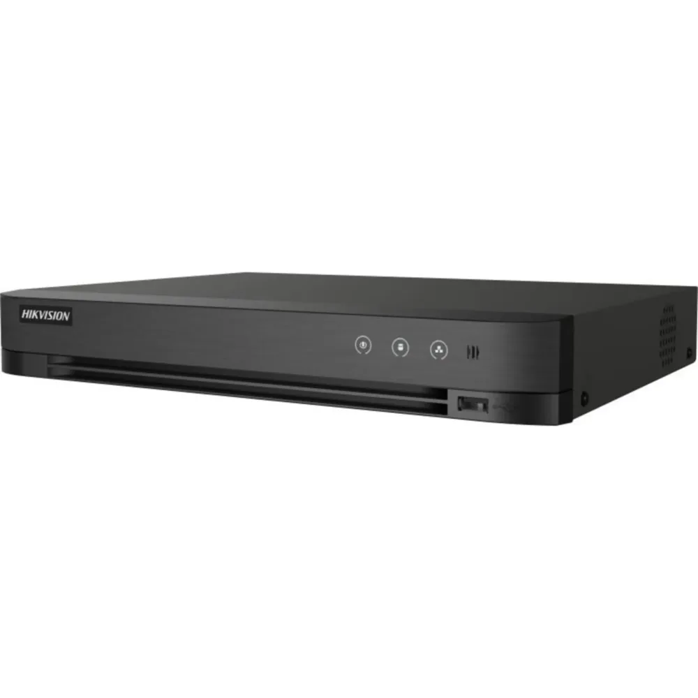 DVR HIKVISION iDS-7204HQHI-M1/FA – 4 Canales, AcuSense, 3K, Audio, H.265 Pro+