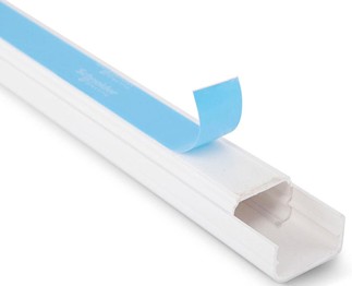 CANALETA DE SUPERFICIE DEXSON 20X12 MM BLANCA CON ADHESIVO – Modelo DXN10051P