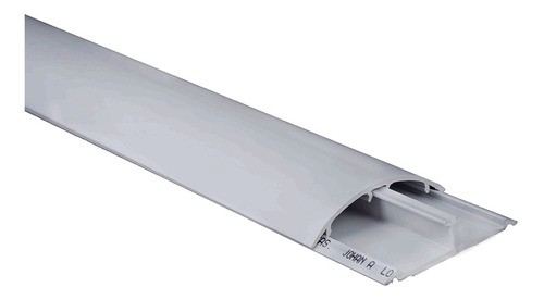 Canaleta Piso Dexson 60x13 mm, 2 m, Gris, PVC con Cierre Hermético