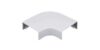 Ángulo Plano Dexson 32x12 mm Blanco, Material ABS+PC, Fijación a Presión