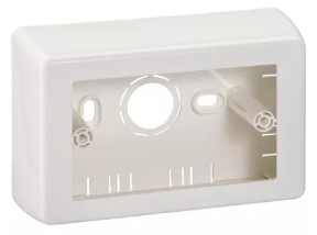 CANALETA DE SUPERFICIE DEXSON 20X12 MM BLANCA CON ADHESIVO – Modelo DXN10051P