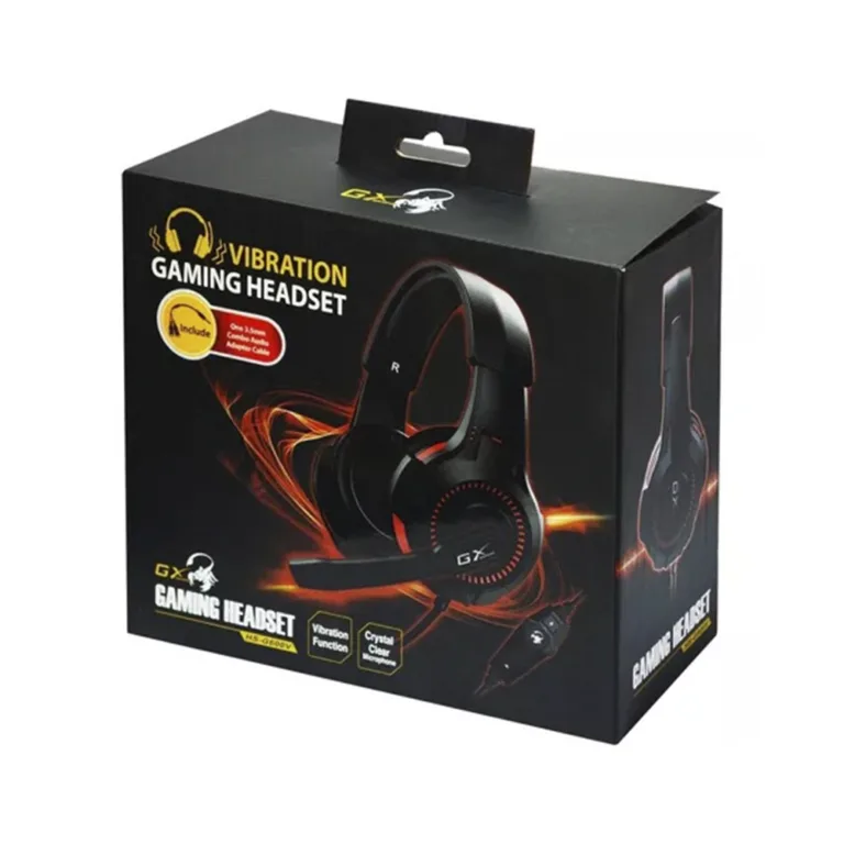 Diadema Gaming Genius HS-G600V Vibración Sonido Realista Premium