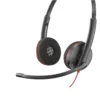 Diadema Poly Blackwire 3220 USB-C Sonido HD Adaptador USB-A Profesional